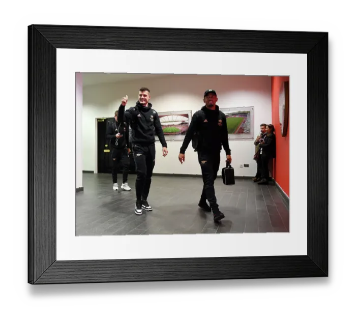 Framed Print : Arsenal's Xhaka and Jesus Arrive at Emirates Stadium Ahead of Arsenal v Chelsea Clash (2022-23) Framed Print : Arsenal's Xhaka and Jesus Arrive at Emirates Stadium Ahead of Arsenal v Chelsea Clash (2022-23)