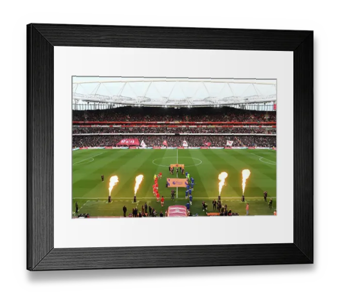 Framed Print : Arsenal vs. Chelsea: Premier League Showdown at Emirates Stadium