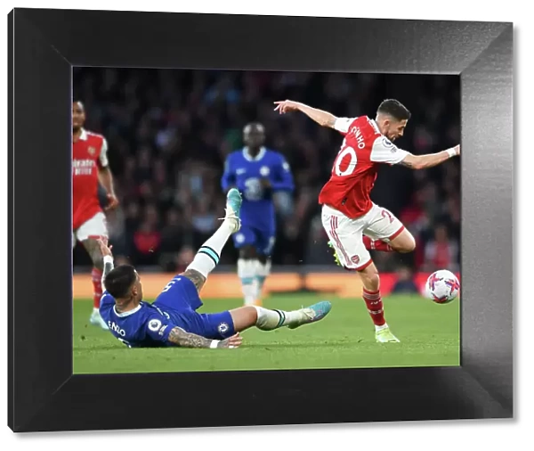 Arsenal vs. Chelsea: Intense Clash in the Premier League - Jorginho vs. Enzo Fernandez