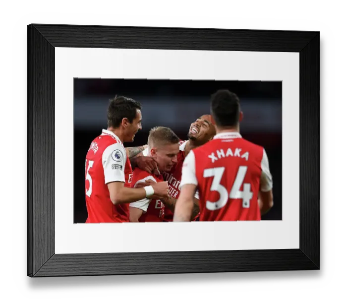 Framed Print : Arsenal's Triumph: Jesus Scores Third as Gunners Beat Chelsea in Epic Premier League Showdown (2022-23) Framed Print : Arsenal's Triumph: Jesus Scores Third as Gunners Beat Chelsea in Epic Premier League Showdown (2022-23)