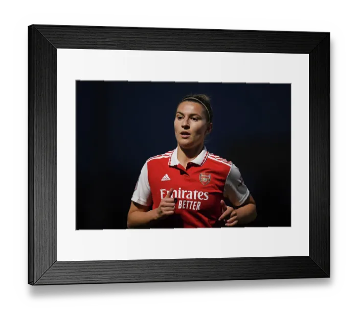 Framed Print : Arsenal Women vs Leicester City: Showdown in FA Women's Super League at Meadow Park