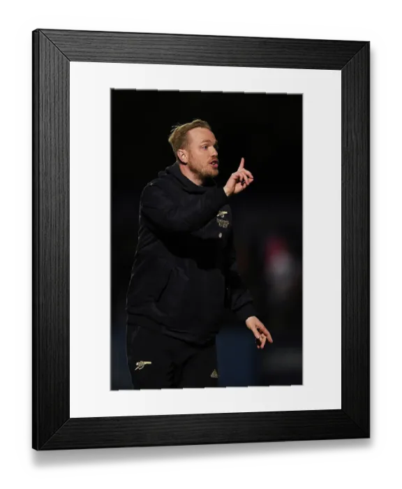 Framed Print : Arsenal Women's FA WSL Showdown: Jonas Eidevall Leads Team Against Leicester City Framed Print : Arsenal Women's FA WSL Showdown: Jonas Eidevall Leads Team Against Leicester City