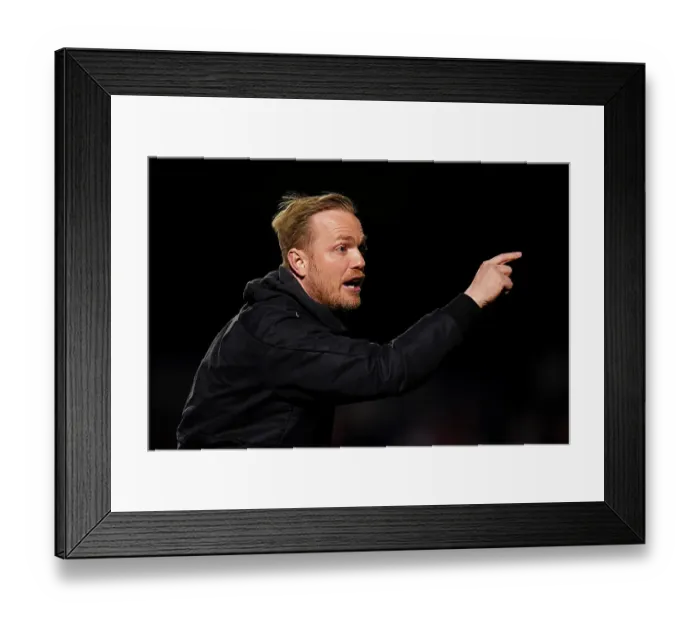 Framed Print : Arsenal Women's FA WSL: Jonas Eidevall Guides Team Against Leicester City Framed Print : Arsenal Women's FA WSL: Jonas Eidevall Guides Team Against Leicester City