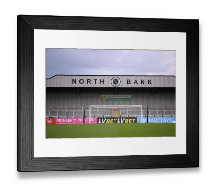 Framed Print : Pre-Match Atmosphere: Arsenal Women vs Leicester City Women, FA Women's Super League (2022-23) at Meadow Park