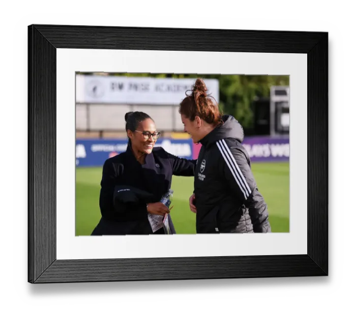 Framed Print : Arsenal Women Welcome Back Rachel Yankey: A Legend's Return for FA Super League Clash Against Leicester City