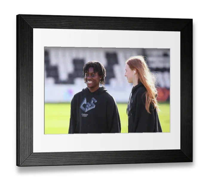 Framed Print : Arsenal Women's Pre-Match Pitch Inspection at Meadow Park Ahead of Arsenal vs Leicester City (2022-23) Framed Print : Arsenal Women's Pre-Match Pitch Inspection at Meadow Park Ahead of Arsenal vs Leicester City (2022-23)