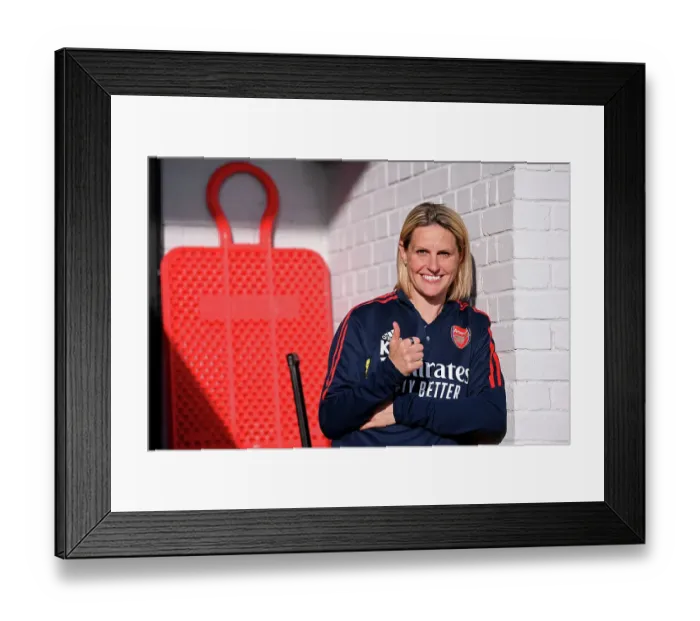 Framed Print : Arsenal Women vs Leicester City Women: Coach Kelly Smith Gears Up for FA WSL Clash at Meadow Park Framed Print : Arsenal Women vs Leicester City Women: Coach Kelly Smith Gears Up for FA WSL Clash at Meadow Park