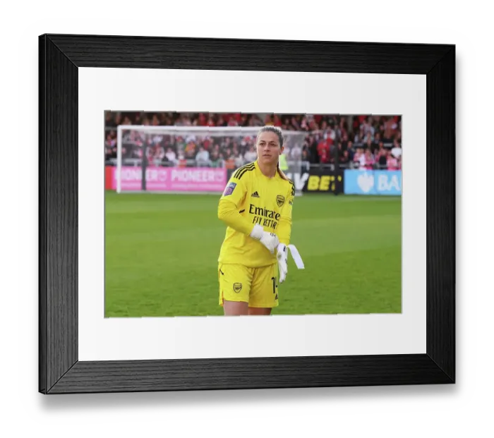 Framed Print : Arsenal Women vs Leicester City: Pre-Match Focus at Meadow Park