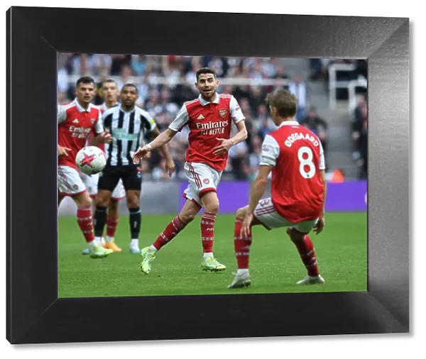Jorginho in Action: Newcastle United vs. Arsenal FC - Premier League 2022-23