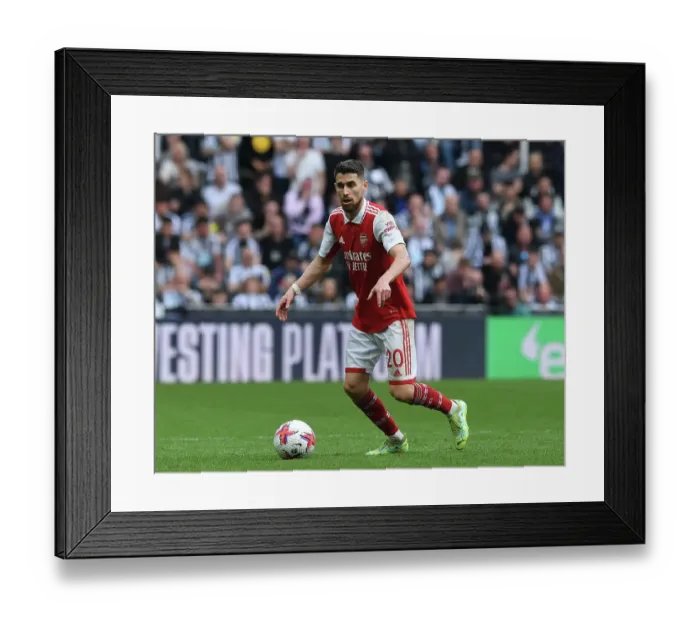 Framed Print : Arsenal's Jorginho: Midfield Masterclass Against Newcastle United, Premier League 2022-23