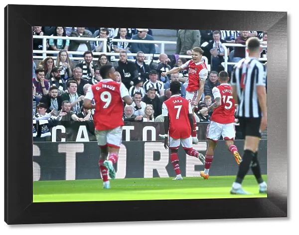 Arsenal's Martin Odegaard Scores First Goal: Newcastle United vs Arsenal, Premier League 2022-23