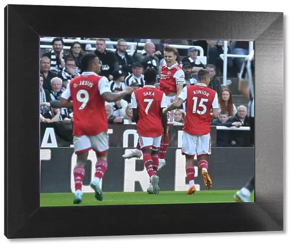 Martin Odegaard Scores First Arsenal Goal: Arsenal's Victory over Newcastle United (2022-23)