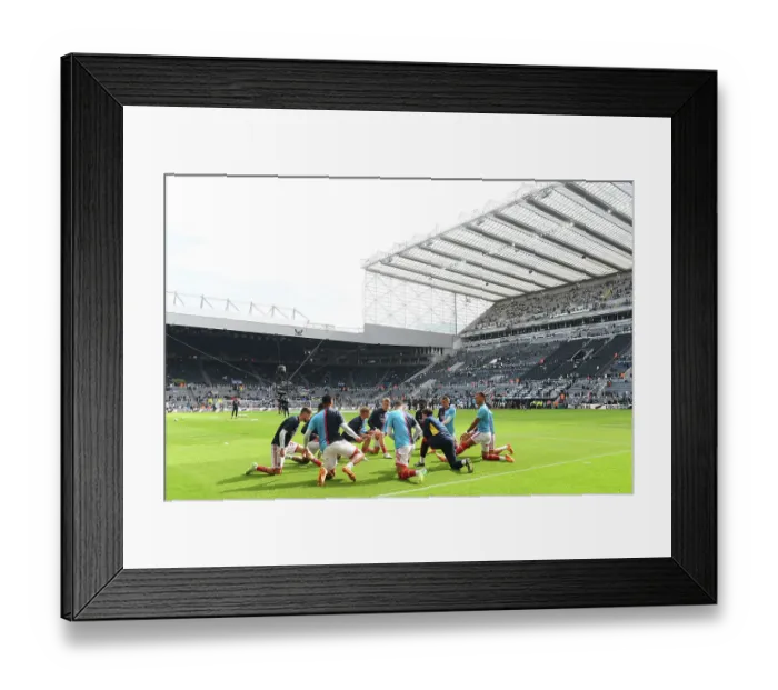 Framed Print : Arsenal's Pre-Match Warm-Up at St. James Park Ahead of Newcastle Clash (2022-23) Framed Print : Arsenal's Pre-Match Warm-Up at St. James Park Ahead of Newcastle Clash (2022-23)