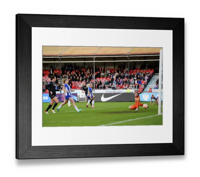 Framed Print : Stina Blackstenius Scores First Goal for Arsenal in FA Women's Super League Win over Brighton & Hove Albion Framed Print : Stina Blackstenius Scores First Goal for Arsenal in FA Women's Super League Win over Brighton & Hove Albion