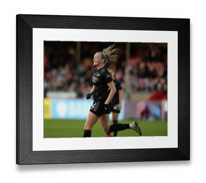 Framed Print : Arsenal's Frida Maanum Scores Dramatic Hat-Trick Securing FA WSL Victory Framed Print : Arsenal's Frida Maanum Scores Dramatic Hat-Trick Securing FA WSL Victory