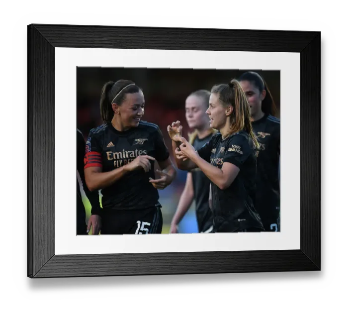Framed Print : Arsenal Women's FA WSL Triumph: Pelova Scores Brace in Victory over Brighton Framed Print : Arsenal Women's FA WSL Triumph: Pelova Scores Brace in Victory over Brighton