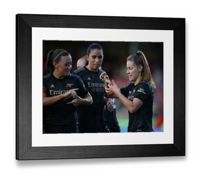 Framed Print : Arsenal Women's Dominance: Pelova Scores Fourth Goal in Victory over Brighton & Hove Albion Framed Print : Arsenal Women's Dominance: Pelova Scores Fourth Goal in Victory over Brighton & Hove Albion