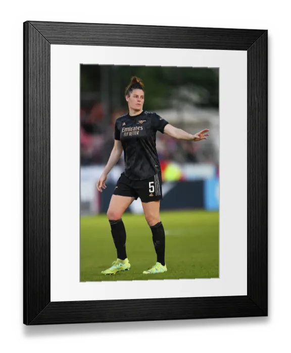 Framed Print : Arsenal's Jennifer Beattie Gestures During Brighton & Hove Albion vs Arsenal Women's Super League Match, 2022-23 Framed Print : Arsenal's Jennifer Beattie Gestures During Brighton & Hove Albion vs Arsenal Women's Super League Match, 2022-23