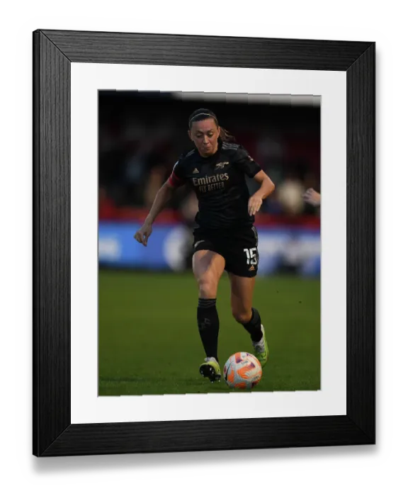 Framed Print : Arsenal's Katie McCabe in Action during FA Women's Super League Match (2022-23)