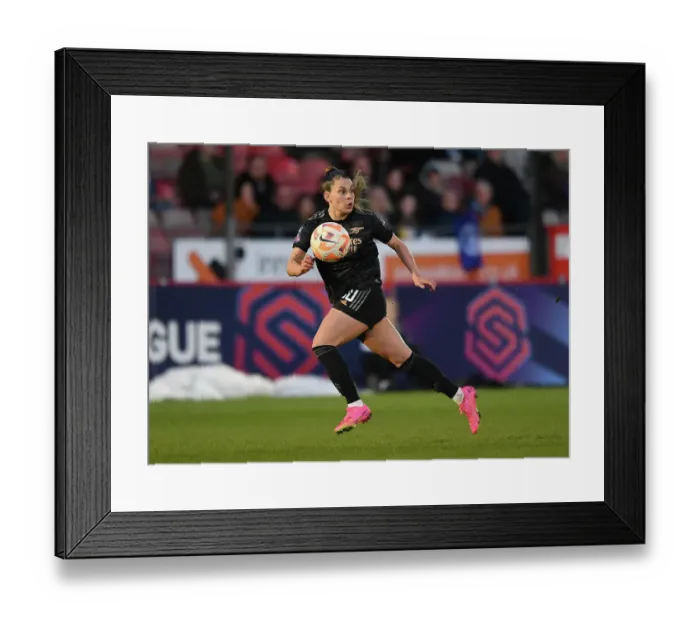 Framed Print : Queiroz in Action: Arsenal vs. Brighton & Hove Albion - FA Women's Super League 2022-23 Framed Print : Queiroz in Action: Arsenal vs. Brighton & Hove Albion - FA Women's Super League 2022-23
