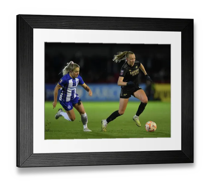Framed Print : Arsenal's Frida Maanum in Action: FA Women's Super League Showdown against Brighton & Hove Albion (2022-23) Framed Print : Arsenal's Frida Maanum in Action: FA Women's Super League Showdown against Brighton & Hove Albion (2022-23)