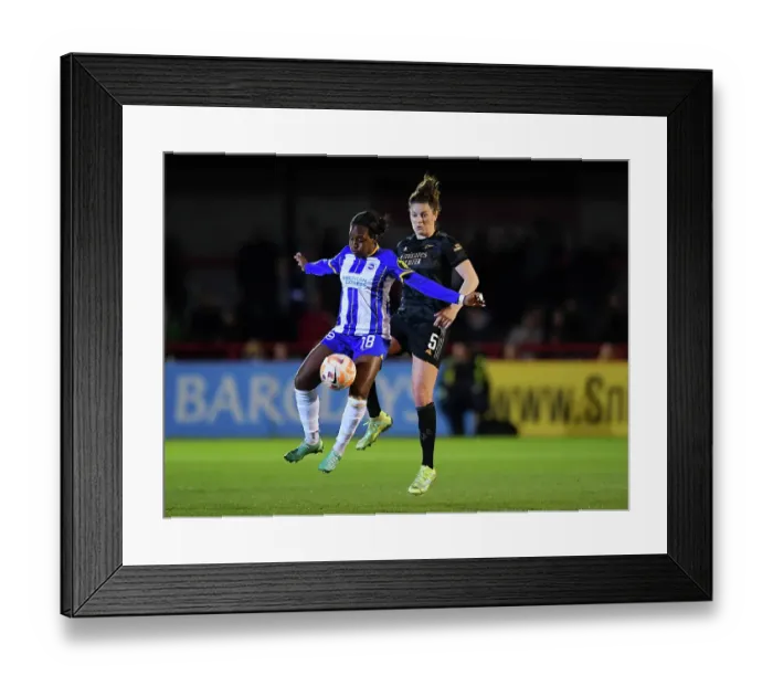 Framed Print : Battling Beauties: Danielle Carter vs. Jennifer Beattie - A Super League Rivalry