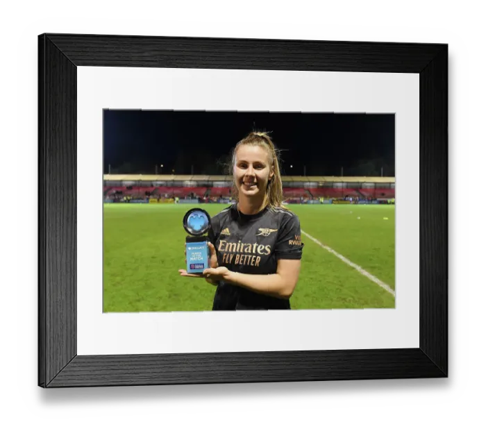 Framed Print : Arsenal's Victoria Pelova Named Barclays Player of the Match in Brighton & Hove Albion vs Arsenal Women's Super League Clash Framed Print : Arsenal's Victoria Pelova Named Barclays Player of the Match in Brighton & Hove Albion vs Arsenal Women's Super League Clash