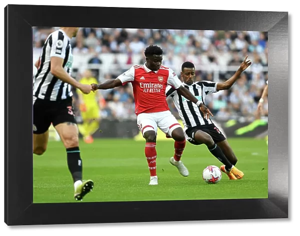 Clash at St. James Park: Bukayo Saka vs. Alexander Isak - Newcastle United vs. Arsenal FC, Premier League 2022-23