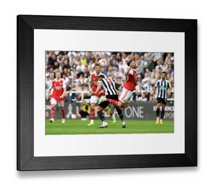 Framed Print : Intense Rivalry: Jorginho vs. Wilson - Battle at St. James Park: Newcastle United vs. Arsenal FC (2022-23) Framed Print : Intense Rivalry: Jorginho vs. Wilson - Battle at St. James Park: Newcastle United vs. Arsenal FC (2022-23)