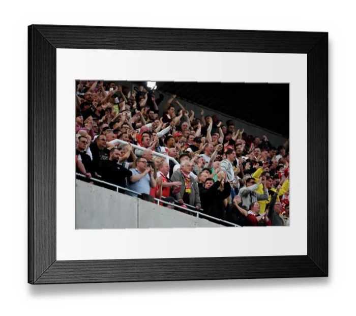 Framed Print : Arsenal Celebrates Premier League Victory at St. James Park Framed Print : Arsenal Celebrates Premier League Victory at St. James Park