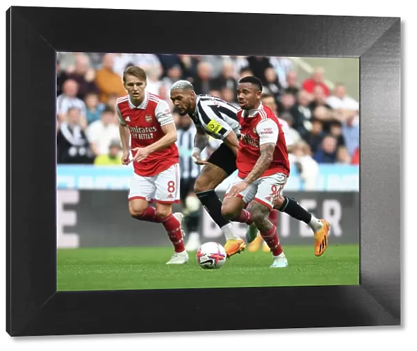 Gabriel Jesus in Action: Arsenal vs. Newcastle United, Premier League 2022-23