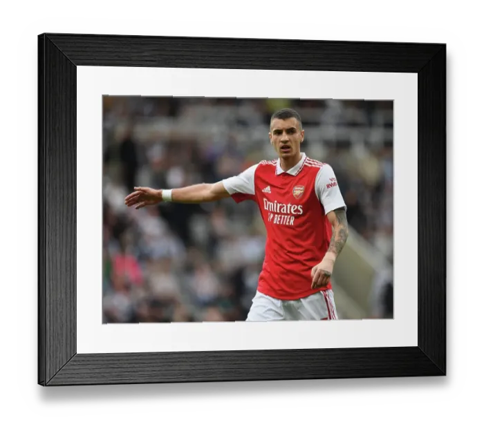 Framed Print : Arsenal's Jakub Kiwior Faces Off Against Newcastle United in Intense Premier League Showdown (2022-2023) Framed Print : Arsenal's Jakub Kiwior Faces Off Against Newcastle United in Intense Premier League Showdown (2022-2023)