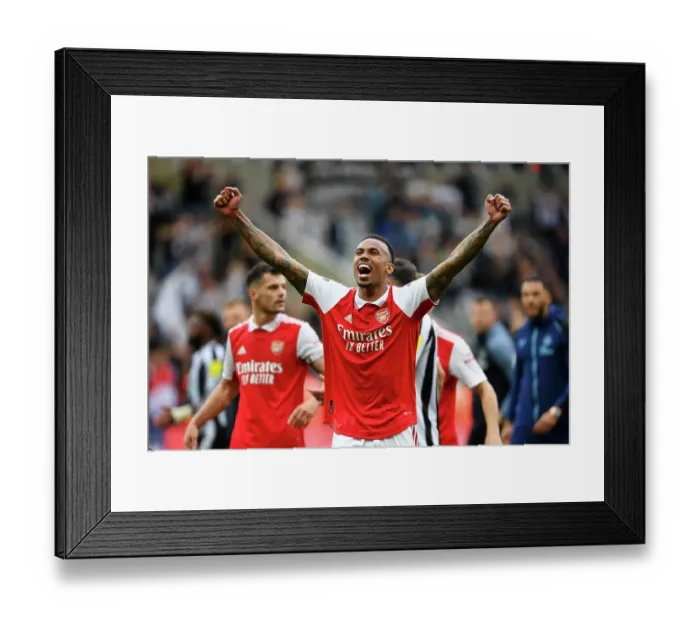 Framed Print : Gabriel's Victory: Arsenal Secures Premier League Win Against Newcastle United Framed Print : Gabriel's Victory: Arsenal Secures Premier League Win Against Newcastle United