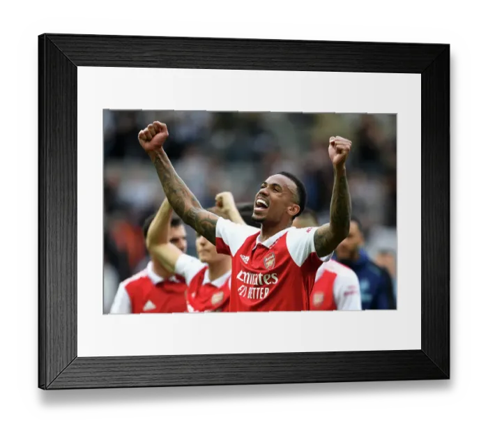 Framed Print : Gabriel's Triumph: Arsenal Secures Premier League Victory over Newcastle United Framed Print : Gabriel's Triumph: Arsenal Secures Premier League Victory over Newcastle United