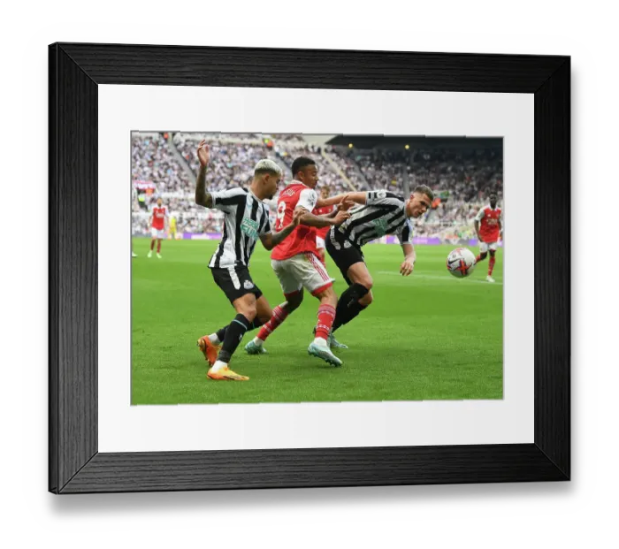 Framed Print : Gabriel Jesus Game-Winning Performance: Arsenal Clinch Premier League Victory over Newcastle United Framed Print : Gabriel Jesus Game-Winning Performance: Arsenal Clinch Premier League Victory over Newcastle United