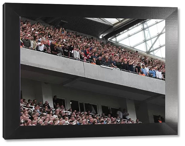 Arsenal Fans Passionate Sea at St. James Park: Newcastle United vs. Arsenal FC, Premier League 2022-23
