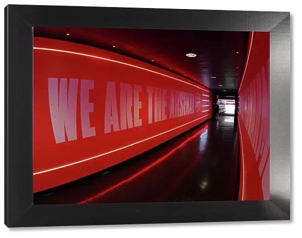Arsenal's We Are The Arsenal Slogan: Arsenal FC vs Chelsea FC, Premier League 2022-23, Emirates Stadium