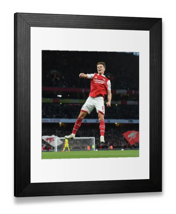Framed Print : Martin Odegaard Scores the Opener: Thrilling Arsenal Victory Over Chelsea, 2022-23 Framed Print : Martin Odegaard Scores the Opener: Thrilling Arsenal Victory Over Chelsea, 2022-23