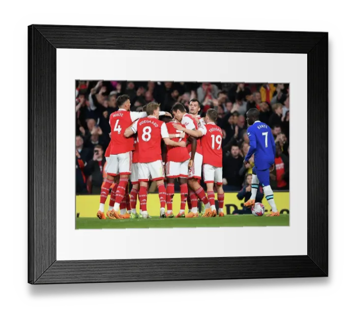 Framed Print : Gabriel Jesus Hat-trick: Arsenal Secures Victory Over Chelsea in Thrilling 2022-23 Premier League Showdown Framed Print : Gabriel Jesus Hat-trick: Arsenal Secures Victory Over Chelsea in Thrilling 2022-23 Premier League Showdown