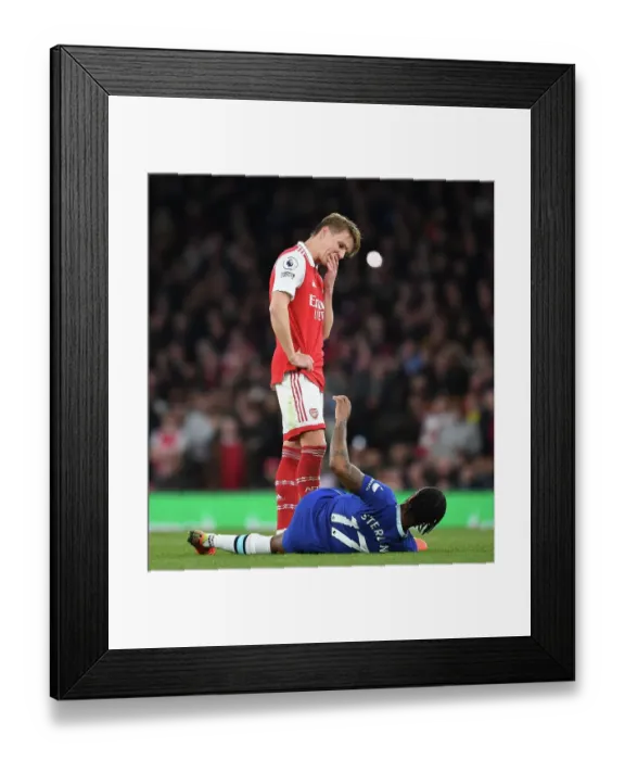Framed Print : Arsenal vs. Chelsea: A Premier League Showdown (2022-23)