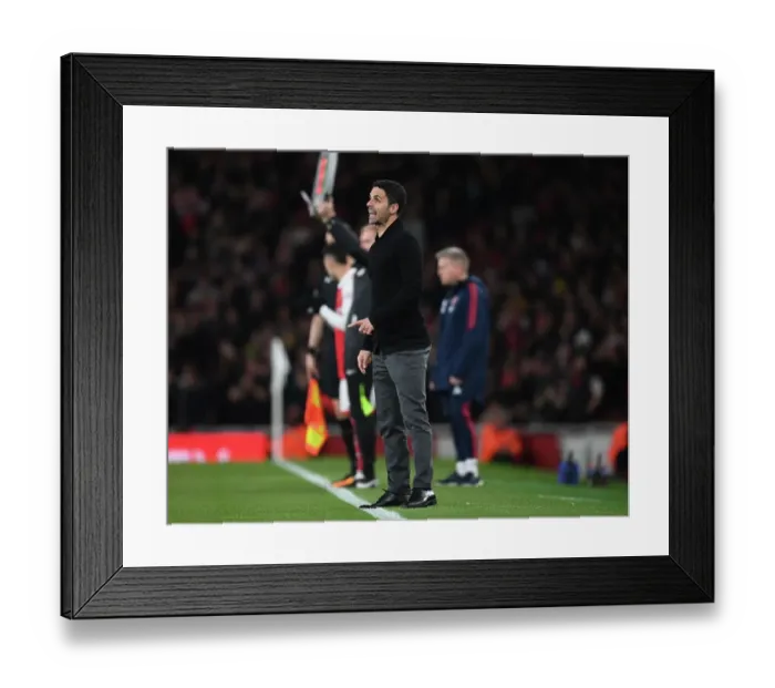 Framed Print : Mikel Arteta vs. Thomas Tuchel: Clash of the Managers - Arsenal vs. Chelsea (2022-23) Framed Print : Mikel Arteta vs. Thomas Tuchel: Clash of the Managers - Arsenal vs. Chelsea (2022-23)
