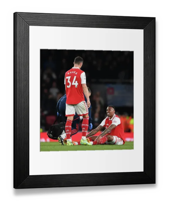Framed Print : Arsenal's Gabriel and Xhaka: A Battle of Will at Emirates Stadium (Arsenal vs Chelsea, 2022-23 Premier League) Framed Print : Arsenal's Gabriel and Xhaka: A Battle of Will at Emirates Stadium (Arsenal vs Chelsea, 2022-23 Premier League)
