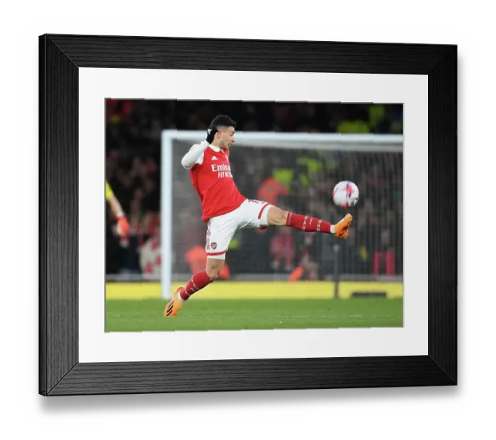Framed Print : Martinelli's Premier League Showdown: Arsenal vs. Chelsea (2022-23)