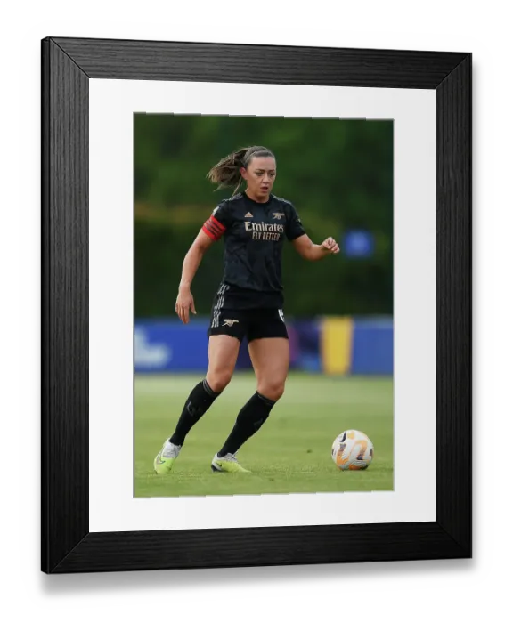 Framed Print : Arsenal's Katie McCabe Scores Past Everton in FA Women's Super League Showdown (2022-23)
