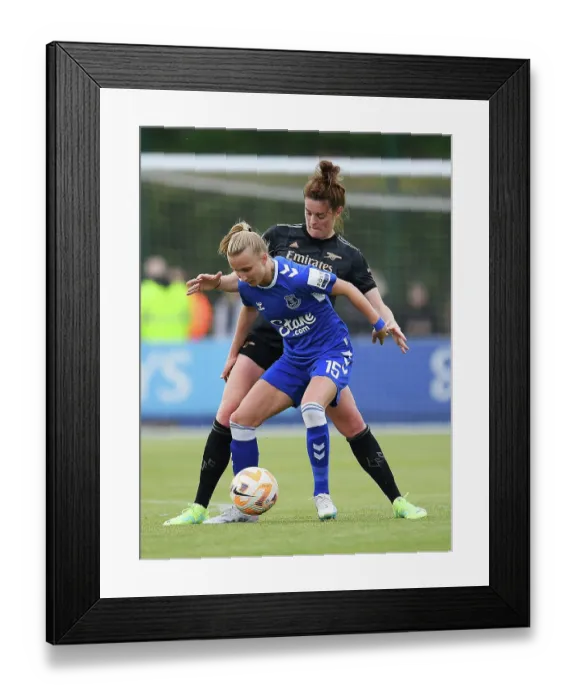 Framed Print : Battle for Possession: Everton vs. Arsenal - FA Women's Super League 2022-23