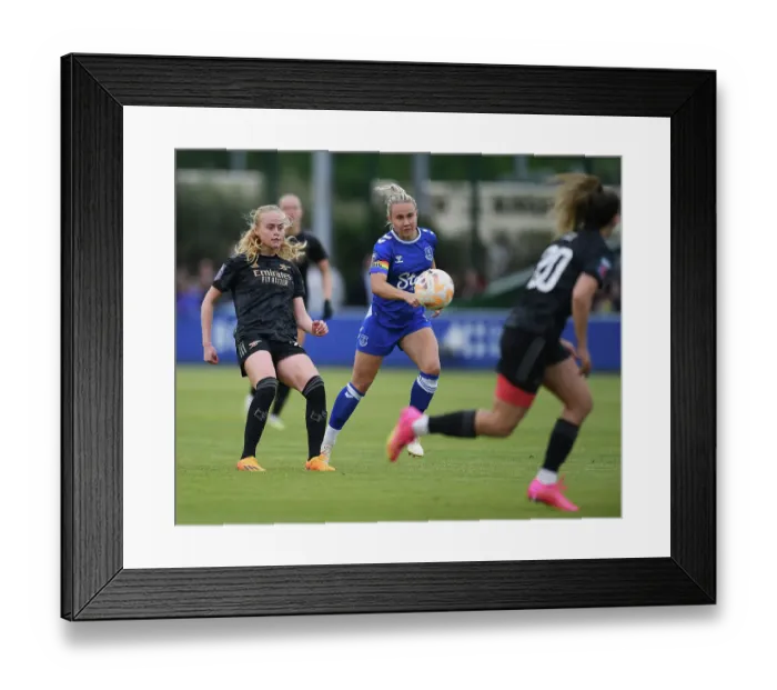 Framed Print : Kuhl vs Christiansen: Intense Rivalry in FA Women's Super League Clash Framed Print : Kuhl vs Christiansen: Intense Rivalry in FA Women's Super League Clash
