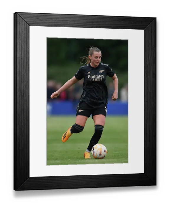 Framed Print : Arsenal's Noelle Maritz Scores Past Everton in FA Women's Super League Showdown