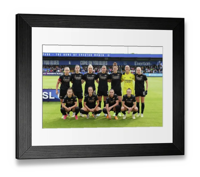 Framed Print : Arsenal Women vs. Everton FC: FA Women's Super League Showdown, Liverpool 2023
