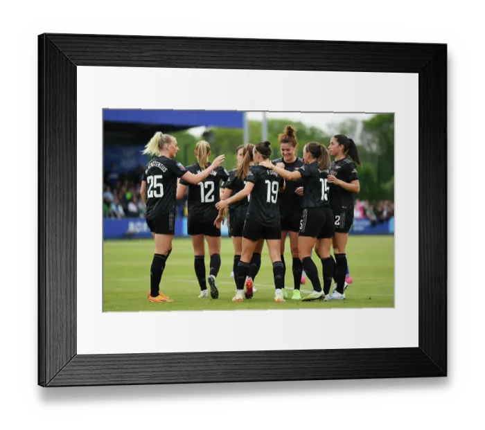 Framed Print : Arsenal Women's Triumph: Caitlin Foord Nets First Goal in FA WSL Victory over Everton