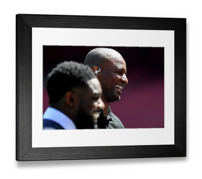 Framed Print : Patrick Vieira Returns: Arsenal vs. Brighton & Hove Albion, Premier League 2022-23